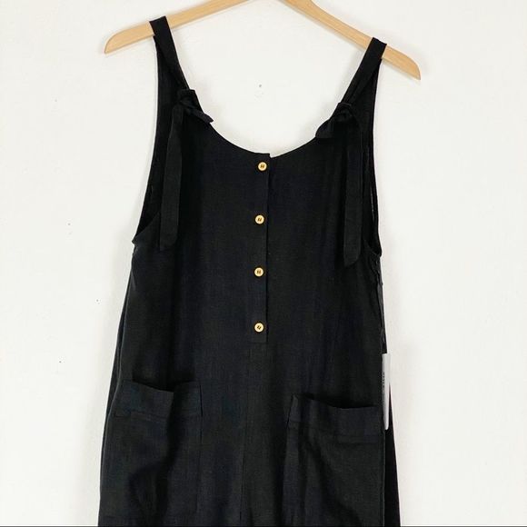 ✨Shinestar✨Comfy Pocketed Front Tie Overalls🔥 - Picture 3 of 9